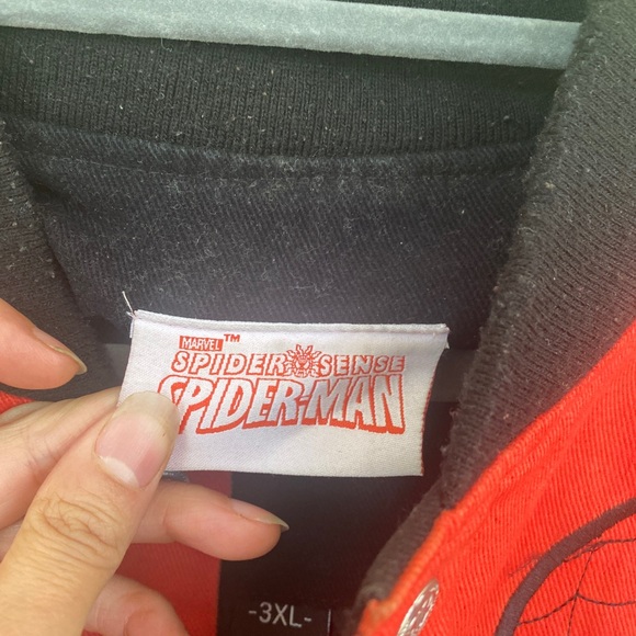 Vintage Y2k Spiderman Spider Sense Snap Button Bomber Jacket Mens 3XL - Picture 9 of 12